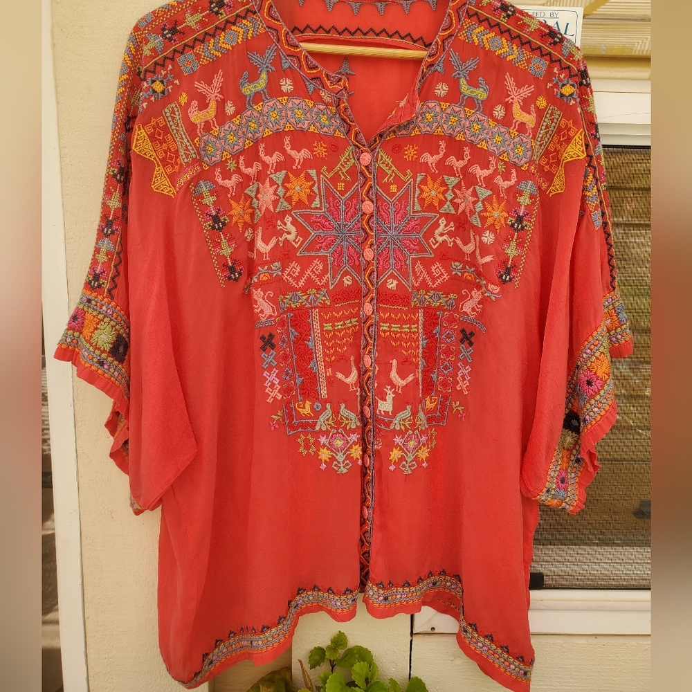 Johnny Was Xylia  Blouse